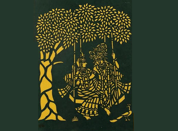 Sanjhi Paper Cut Art