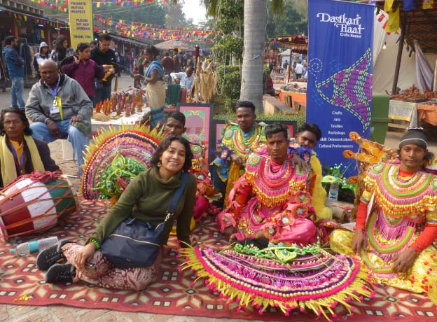 Chhau Dancers in Dilli Haat